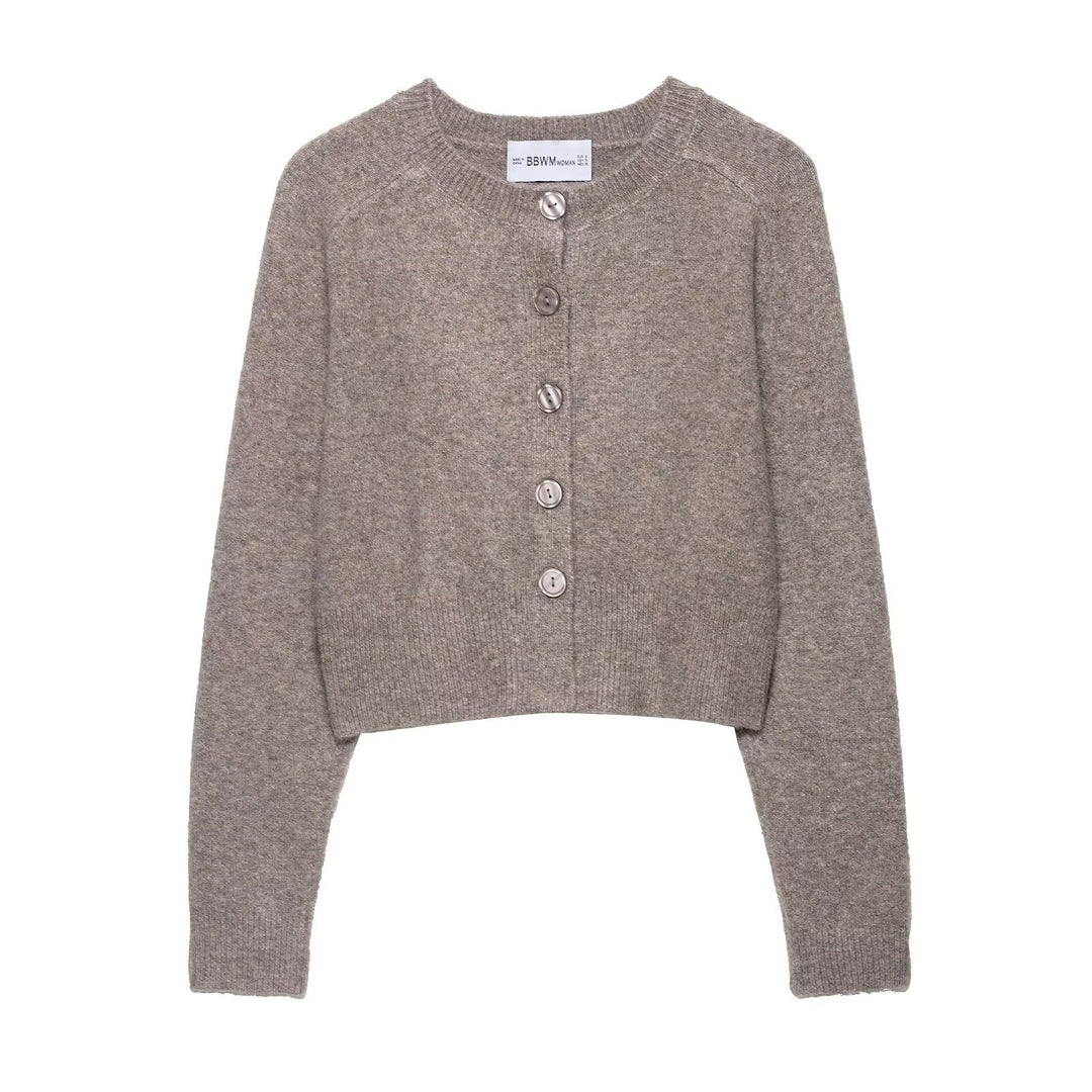Damen Strickjacke mit edlen Knöpfen und modernem Schnitt Drune