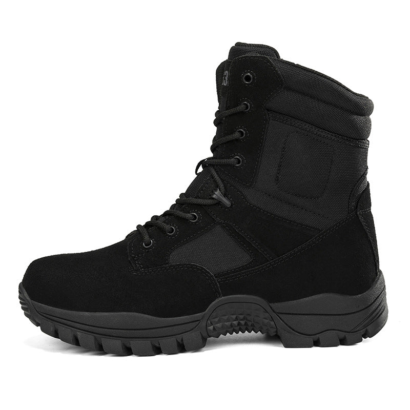 Herren Militärische Einsatzstiefel mit rutschfester Sohle und atmungsaktivem Obermaterial Drune