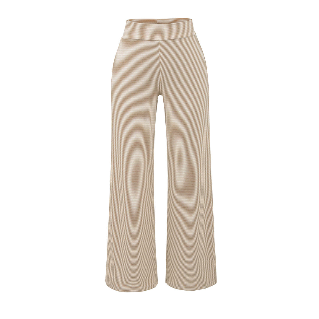 Damen weite Jersey-Hose mit hohem Bund Drune