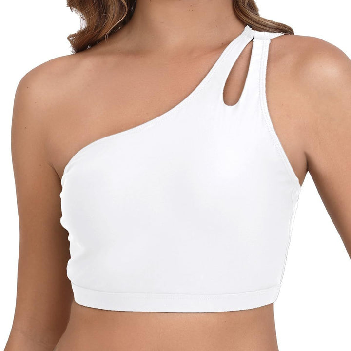 Damen Sportliches Cropped Top Drune