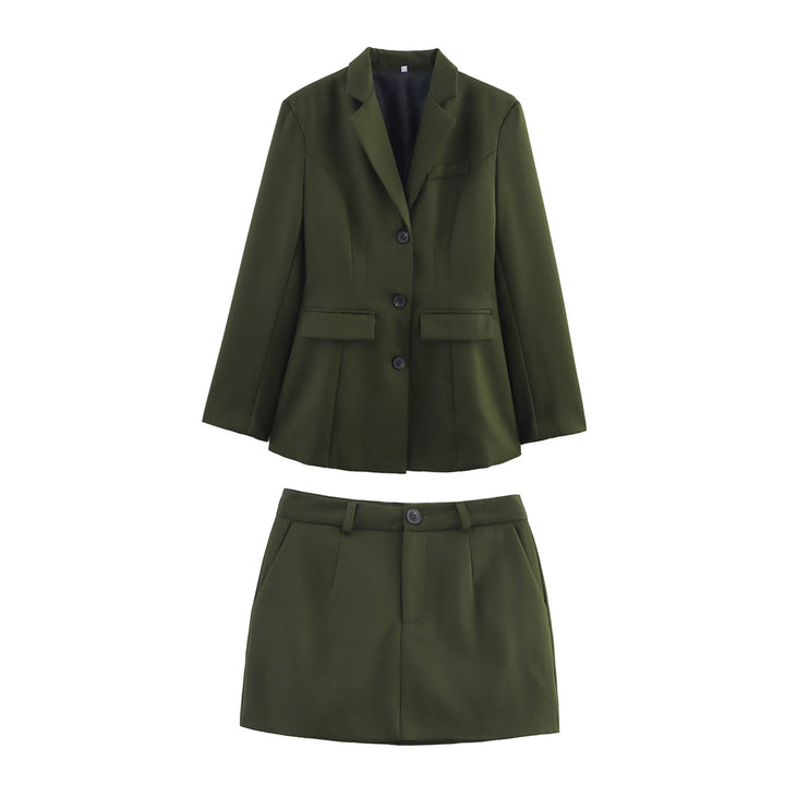 Damen Blazer Set mit eleganter Rock-Shorts Drune