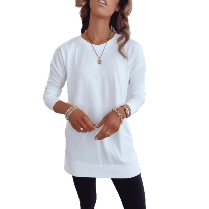 Damen Langarmshirt aus atmungsaktiver Baumwolle Drune
