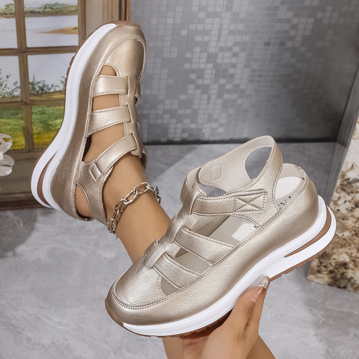 Damen Freizeitsandalen mit atmungsaktivem Obermaterial und rutschfester Sohle Drune