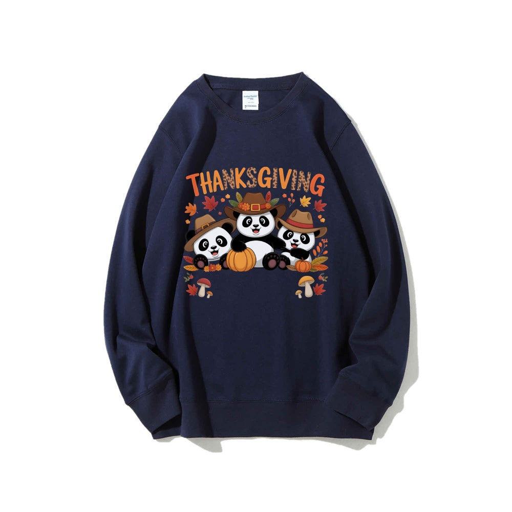 Damen Sweatshirt mit lustigem Tierdesign und herbstlichem Motiv Drune