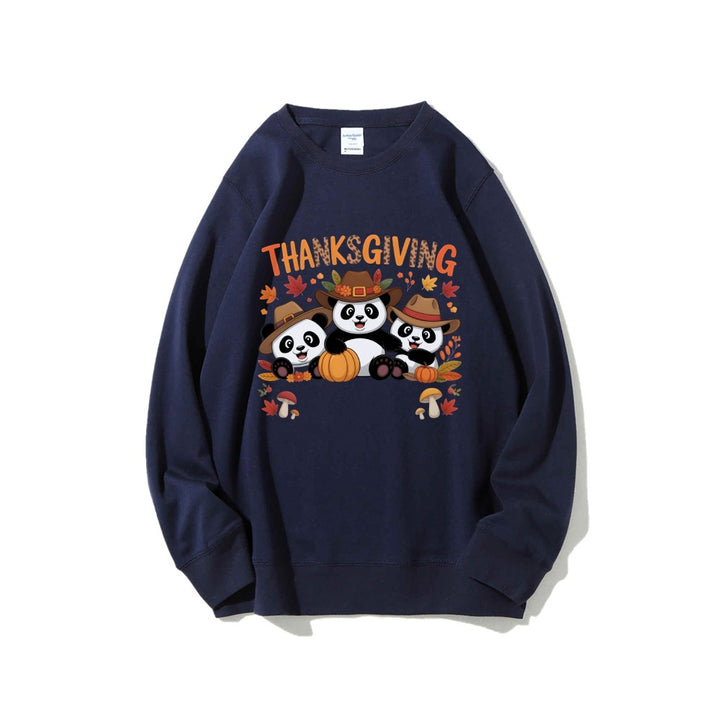 Damen Sweatshirt mit lustigem Tierdesign und herbstlichem Motiv Drune