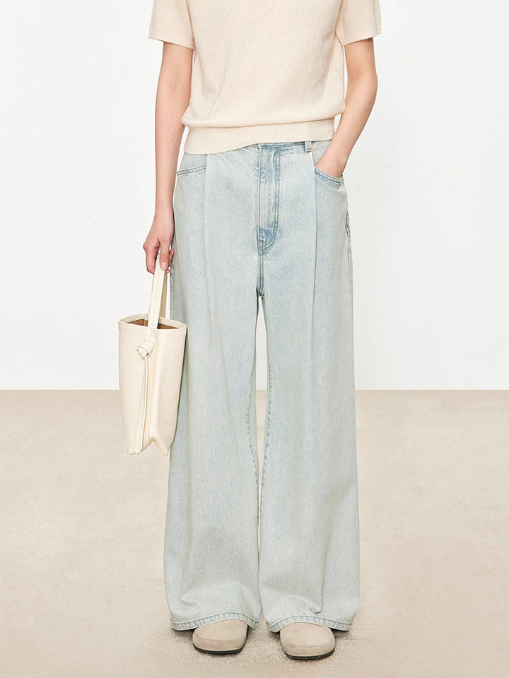 Damen Weit geschnittene Mom-Jeans Drune
