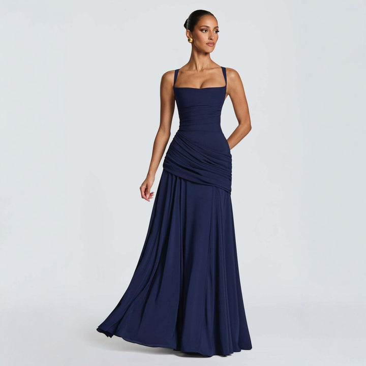 Damen Glänzendes Abendkleid mit figurbetontem Schnitt und schimmernden Pailletten Drune