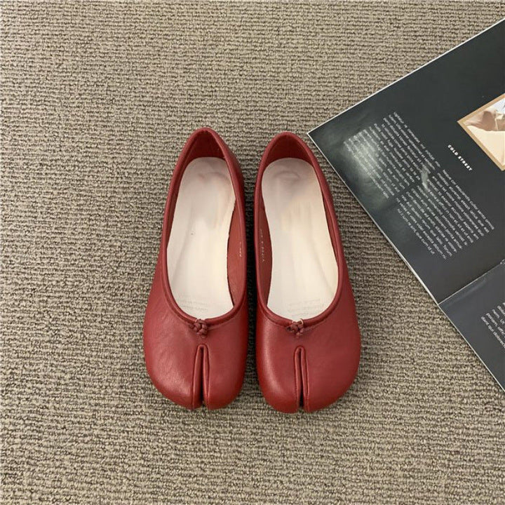 Damen Ballerinas mit eleganter Schlitz-Details und bequemer Innensohle Drune