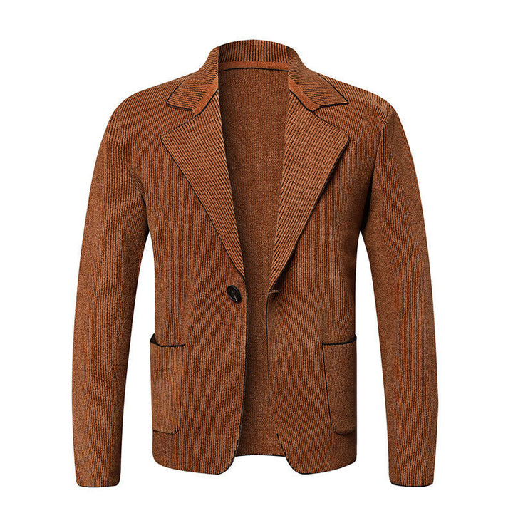 Herren elegante Blazerjacke mit zeitlosem Design und praktischen Taschen Drune