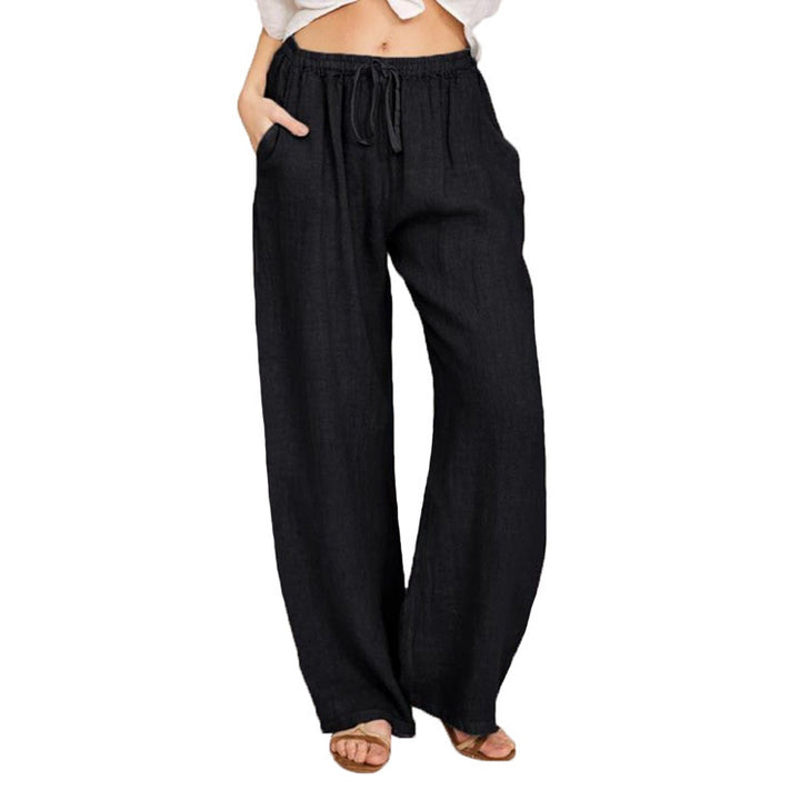 Damen lockere Leinenhose Drune