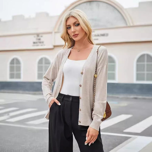 Damen lässige Strickjacke Drune