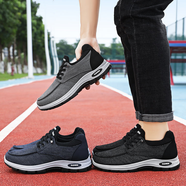 Herren nan robuster Freizeit-Outdoor-Sneaker mit verstärkter Zehenkappe, profilierter Gummilaufsohle und stoßdämpfender EVA-Zwischensohle Drune