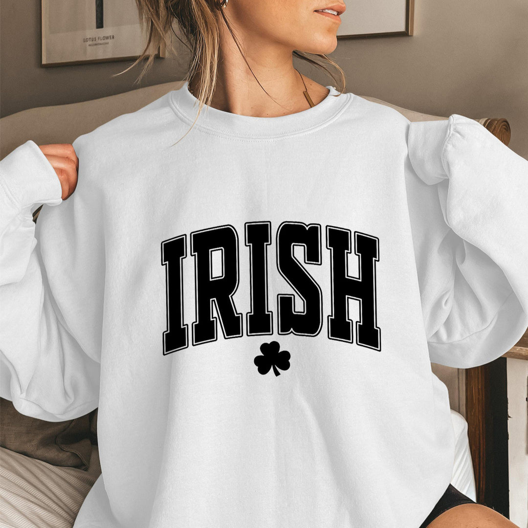 Damen Sweatshirt mit aktuellen irischen Design-Highlights Drune