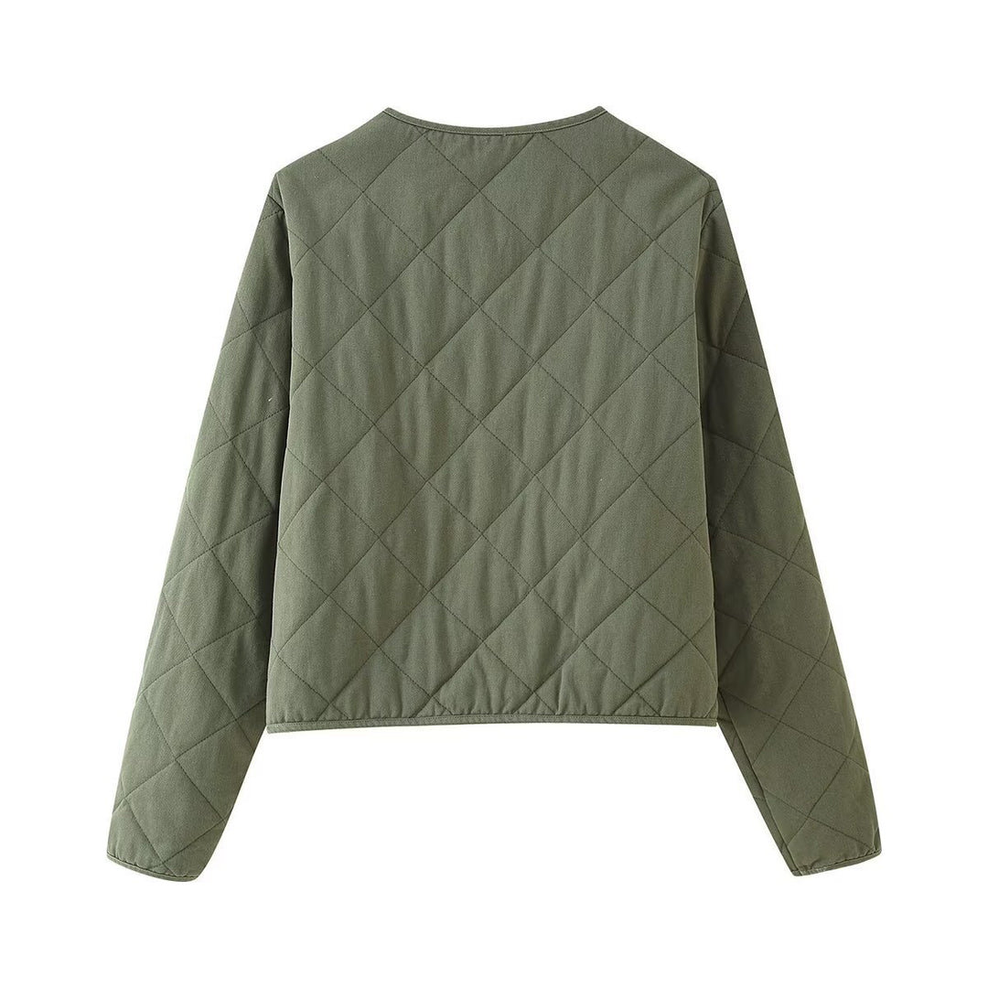 Damen Steppjacke mit praktischen Eingrifftaschen Drune