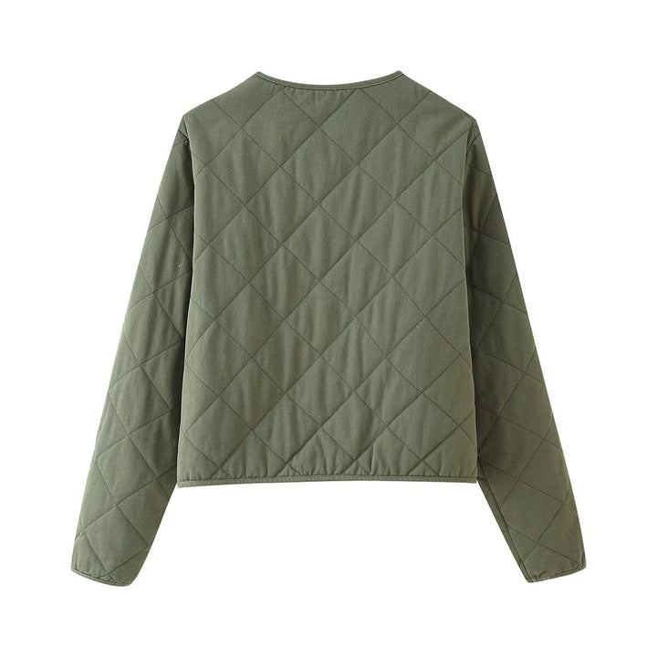 Damen Steppjacke mit praktischen Eingrifftaschen Drune
