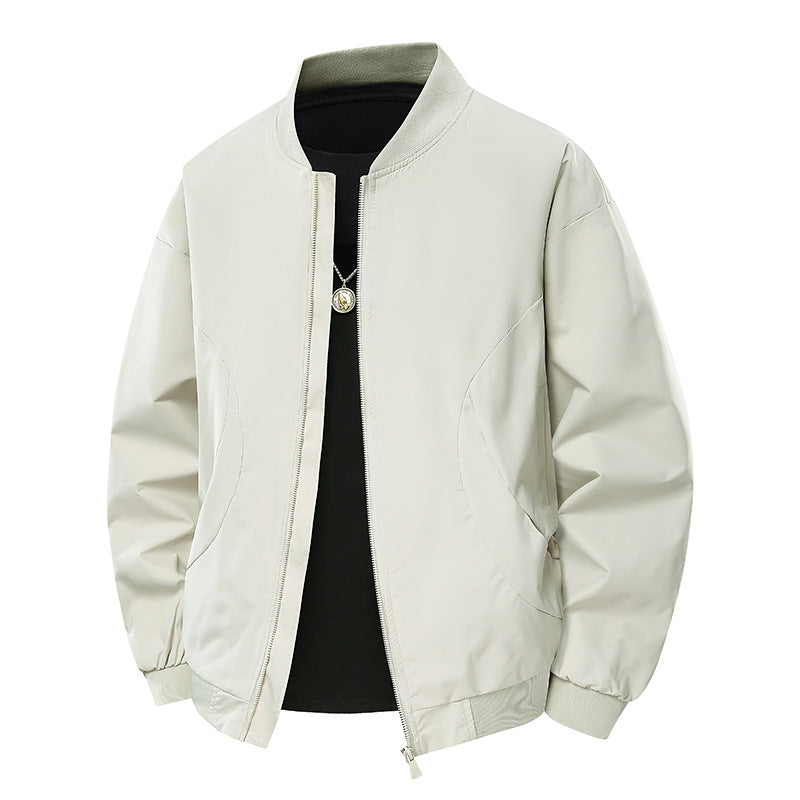 Herren stylische Bomberjacke mit unkompliziertem Schnitt und elastischen Bündchen Drune