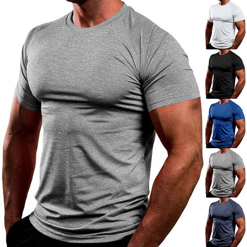 Herren Sportliches Kurzarm-T-Shirt aus atmungsaktivem Material mit feuchtigkeitsregulierendem Effekt Drune