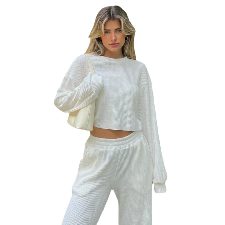 Damen lässiger und eleganter Strickanzug Drune