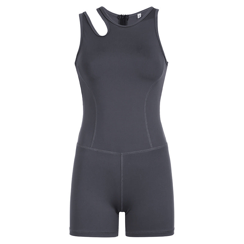 Damen Sportoverall mit modernem High-Neck-Design und figurbetonter Silhouette Drune