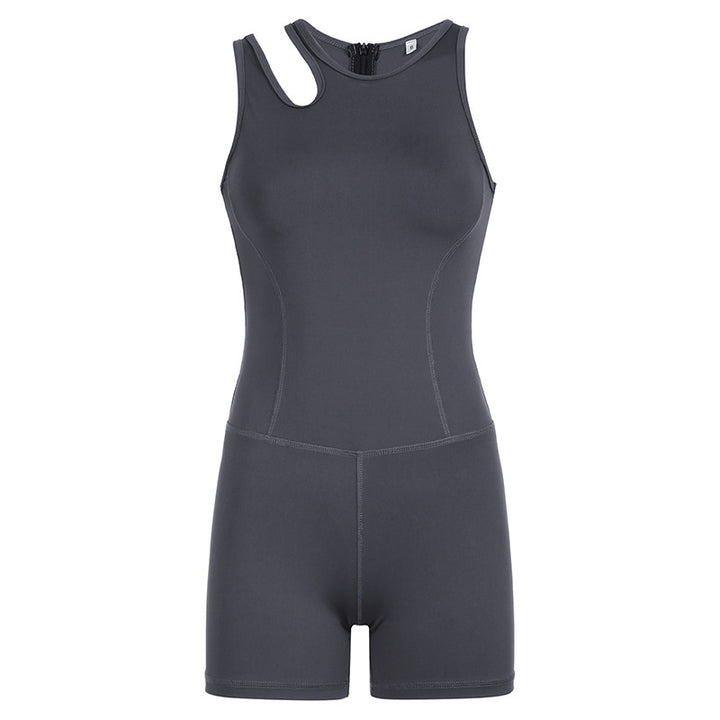Damen Sportoverall mit modernem High-Neck-Design und figurbetonter Silhouette Drune