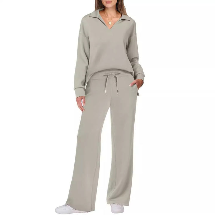 Damen bequeme Freizeitbekleidung aus weichem Fleece Drune