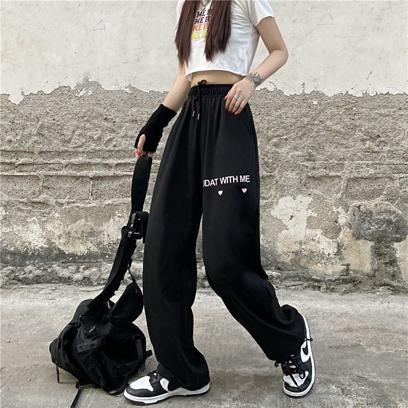 Damen Sportliche Freizeithose mit auffälligem Druck Drune