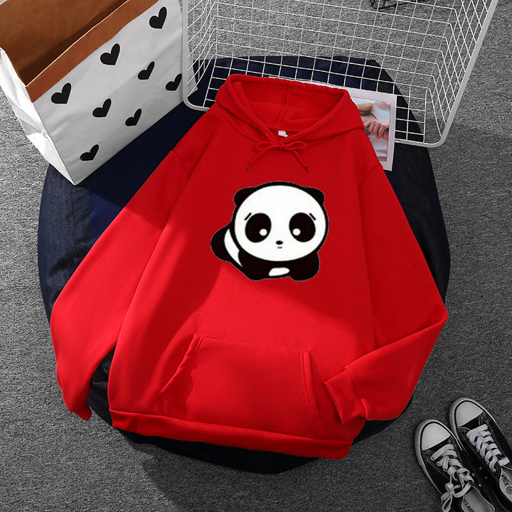 Damen Kapuzenpullover mit niedlichem Panda-Design Drune