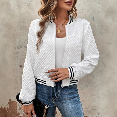 Damen Steppjacke im sportlichen Design mit kontrastierenden Ärmeln Drune