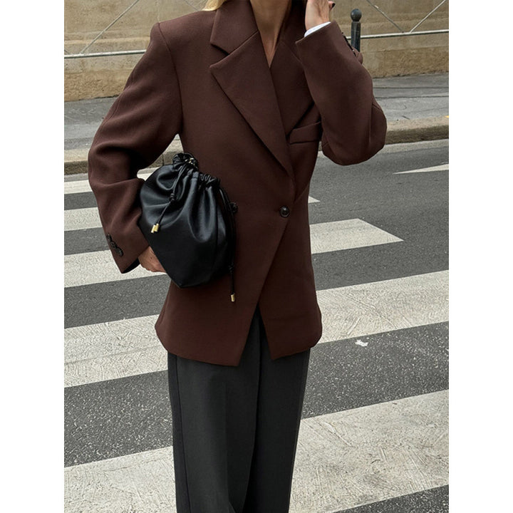 Damen eleganter Oversize-Blazer Drune