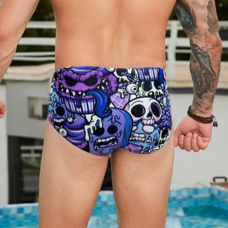 Herren Sportliche Badeshorts mit aufregendem Grafikdesign Drune