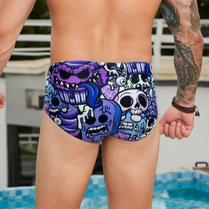 Herren Sportliche Badeshorts mit aufregendem Grafikdesign Drune