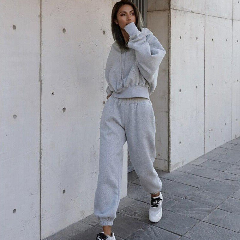 Damen Bequemer Kapuzenpullover mit lässigem Schnitt und praktischen Taschen Drune