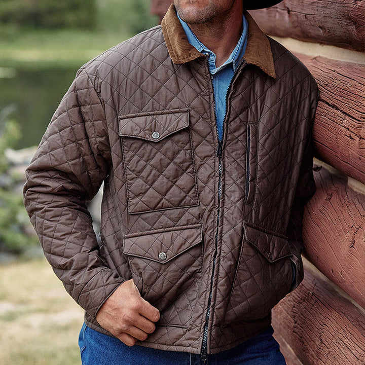 Herren gesteppte Freizeitjacke Drune