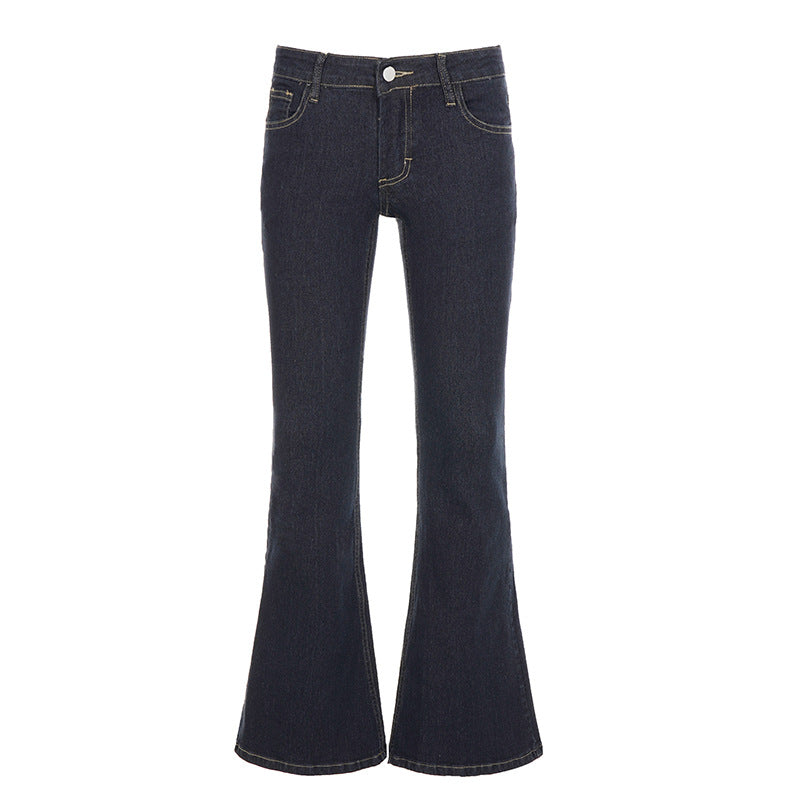 Damen Flared Jeans im eleganten Vintage-Stil Drune