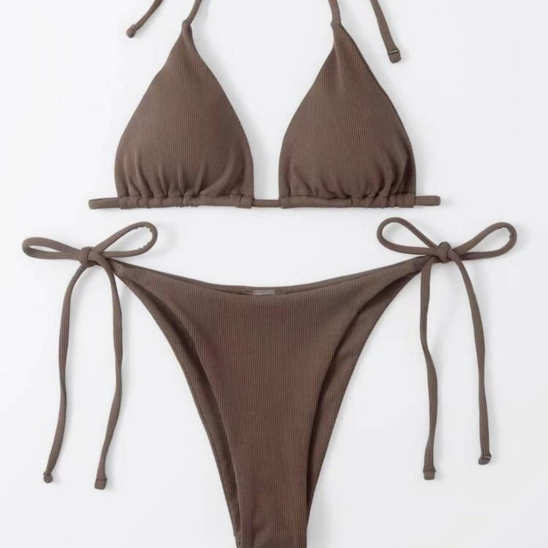 Damen Triangel-Bikini mit elastischen Anpassungsbändern Drune