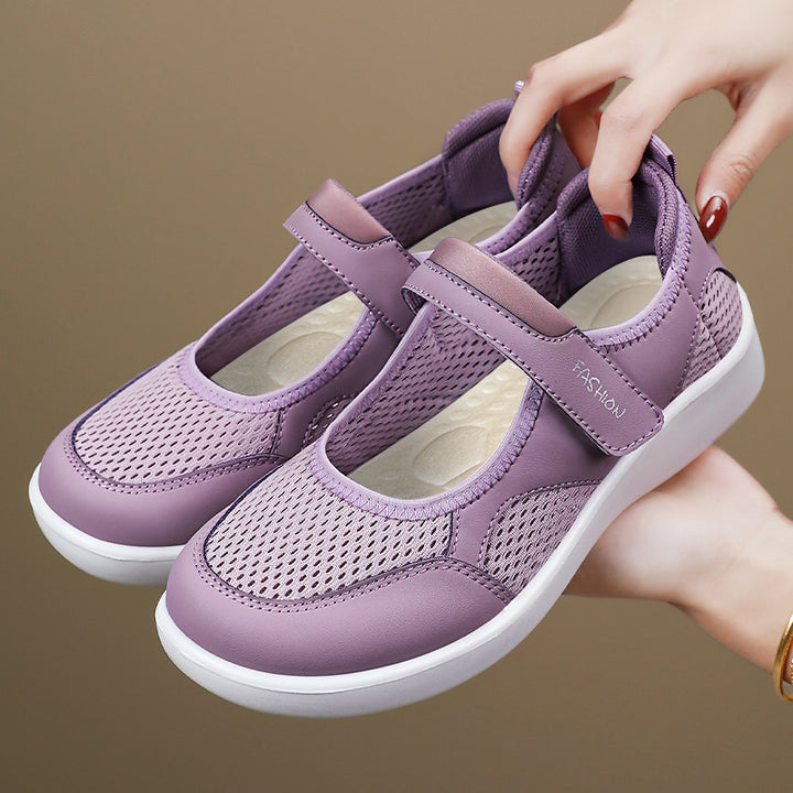 Damen Verstellbare Riemen Komfort Mary Jane Schuhe Drune