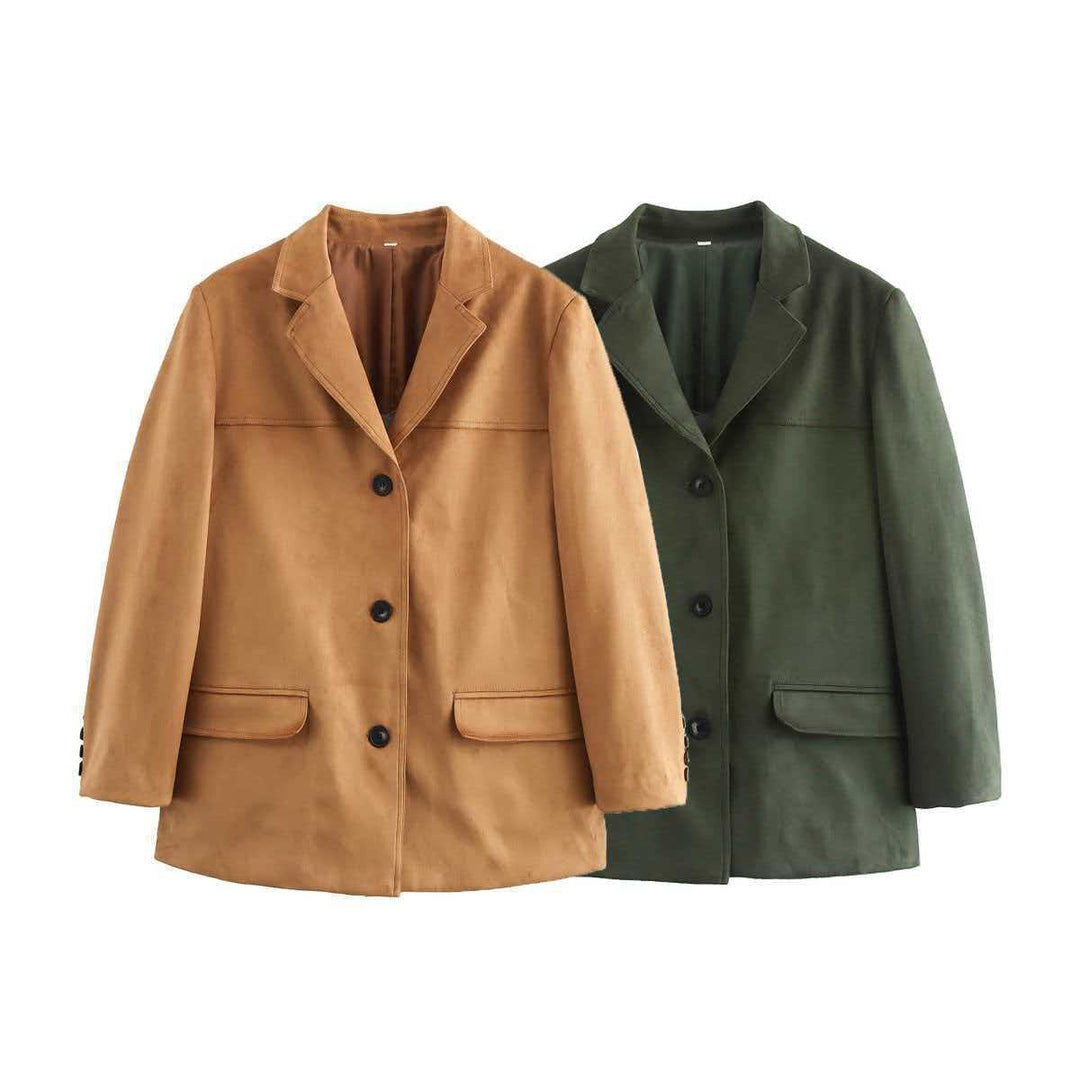Damen Modische Blazerjacke Drune