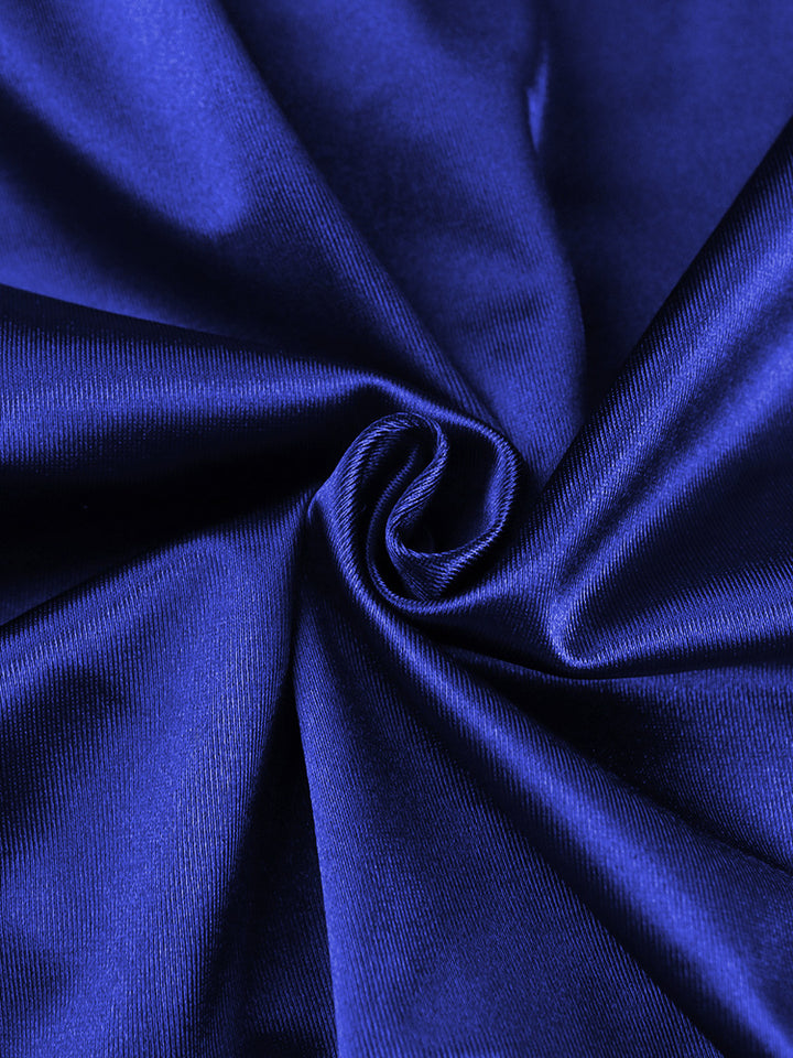 Damen Elegantes Maxikleid mit raffinierter Drapierung und hohem Schlitz Drune