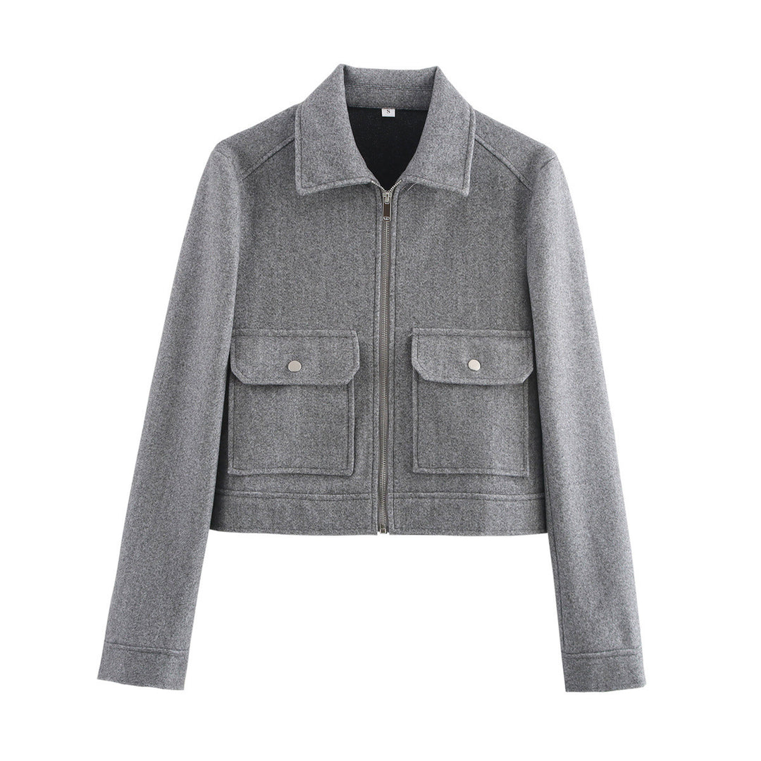 Damen cropped Utility-Jacke Drune