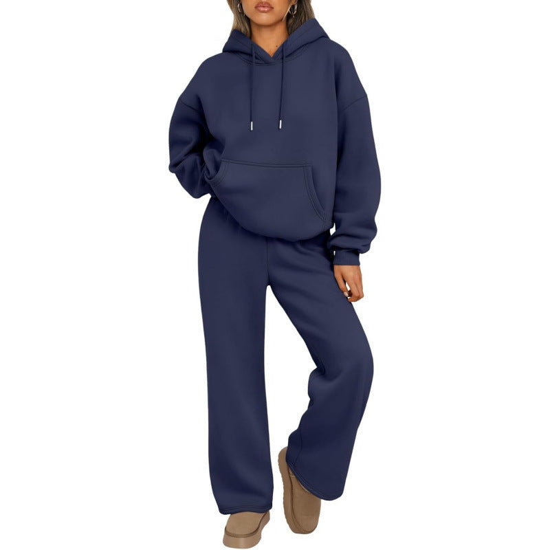 Damen Sweatanzug mit lässigem Schnitt und praktischen Taschen Drune