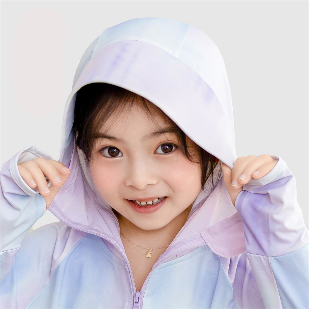 Damen UV-Schutzjacke mit Kapuze und weichem Material Drune