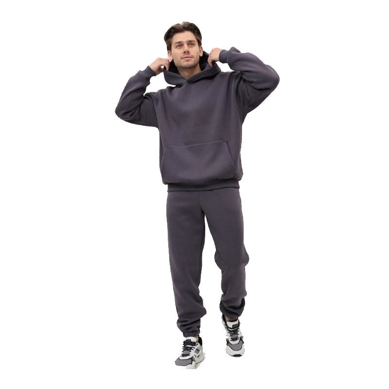 Damen nan extraweicher Oversize-Hoodie mit strukturierter Kängurutasche, überschnittener Schulter und angerauter Innenseite Drune