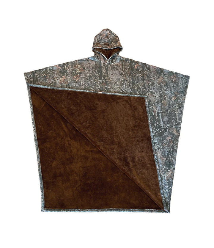 Damen Multifunktionale Poncho-Decke mit Kapuze Drune