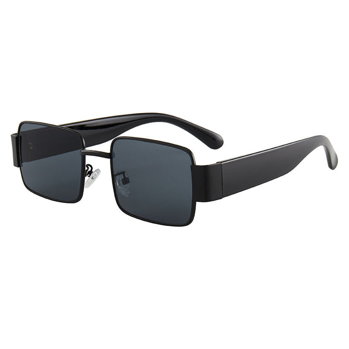 Drune | Quadratische dünne Sonnenbrille mit großem Rahmen