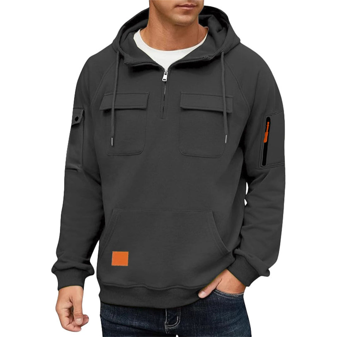 Herren Alltags-Hoodie mit praktischen Taschen Drune