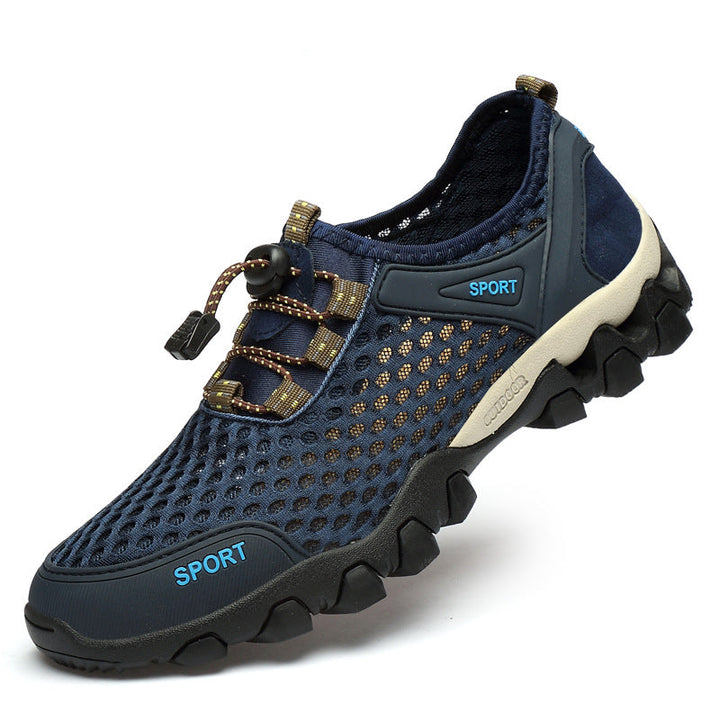 Damen Atmungsaktive und rutschfeste Sportschuhe mit elastischem Schnellschnürsystem Drune