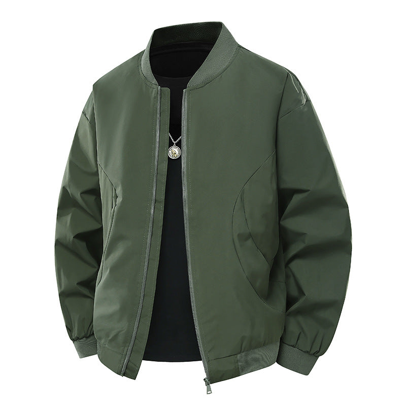 Herren stylische Bomberjacke mit unkompliziertem Schnitt und elastischen Bündchen Drune