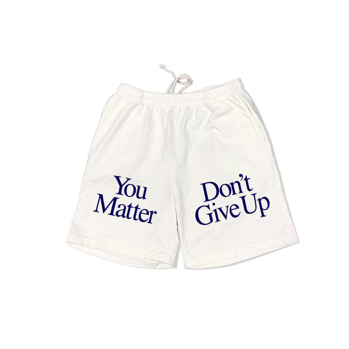 Damen Jogginghose mit motivierendem Schriftzug und elastischem Bund Drune