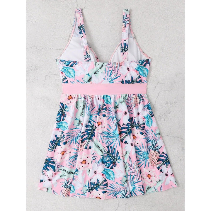 Damen Badekleid mit floralen Mustern und schmeichelndem Schnitt Drune
