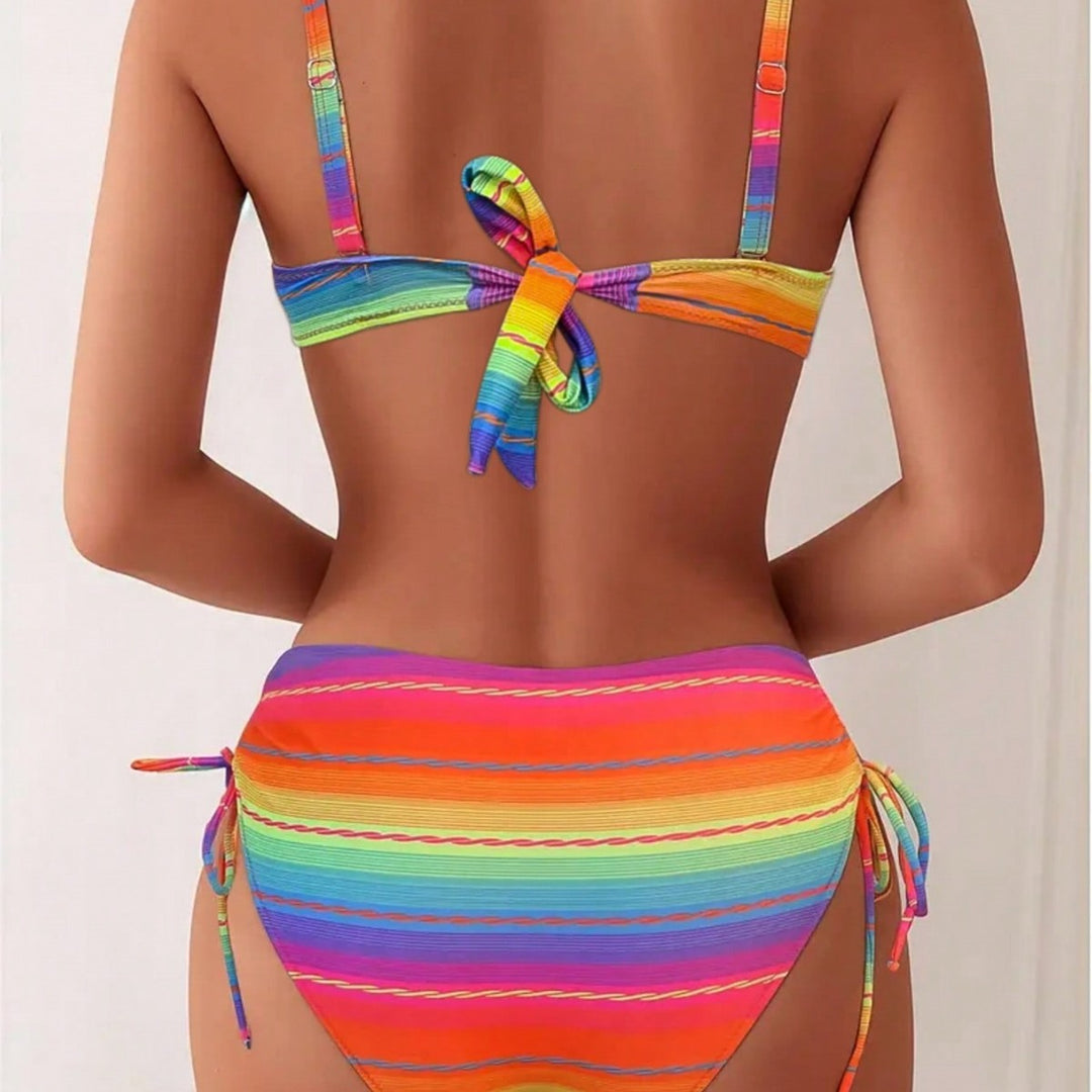 Damen Bikini-Set mit komfortablem Bügel und einstellbaren Trägern Drune